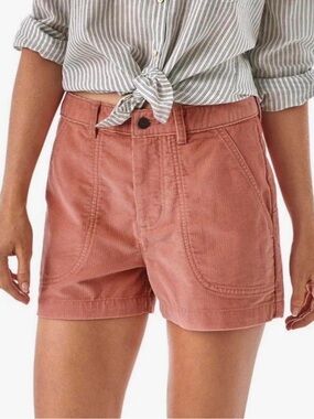 Patagonia Women's Organic Cotton Pink Corduroy Shorts Size 4